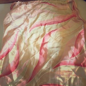 100% silk halter top